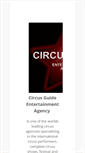 Mobile Screenshot of circusguideagency.com